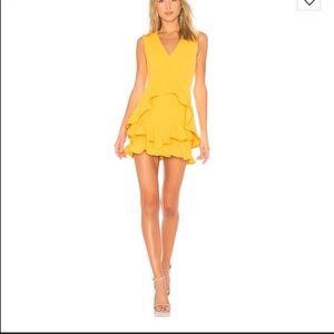 Rebecca Vallence yellow dress